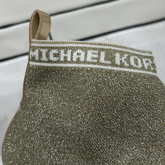 MICHAEL KORS GROVER Slip-On Sneakers Metallic Size: 7 - Picture 11 of 16